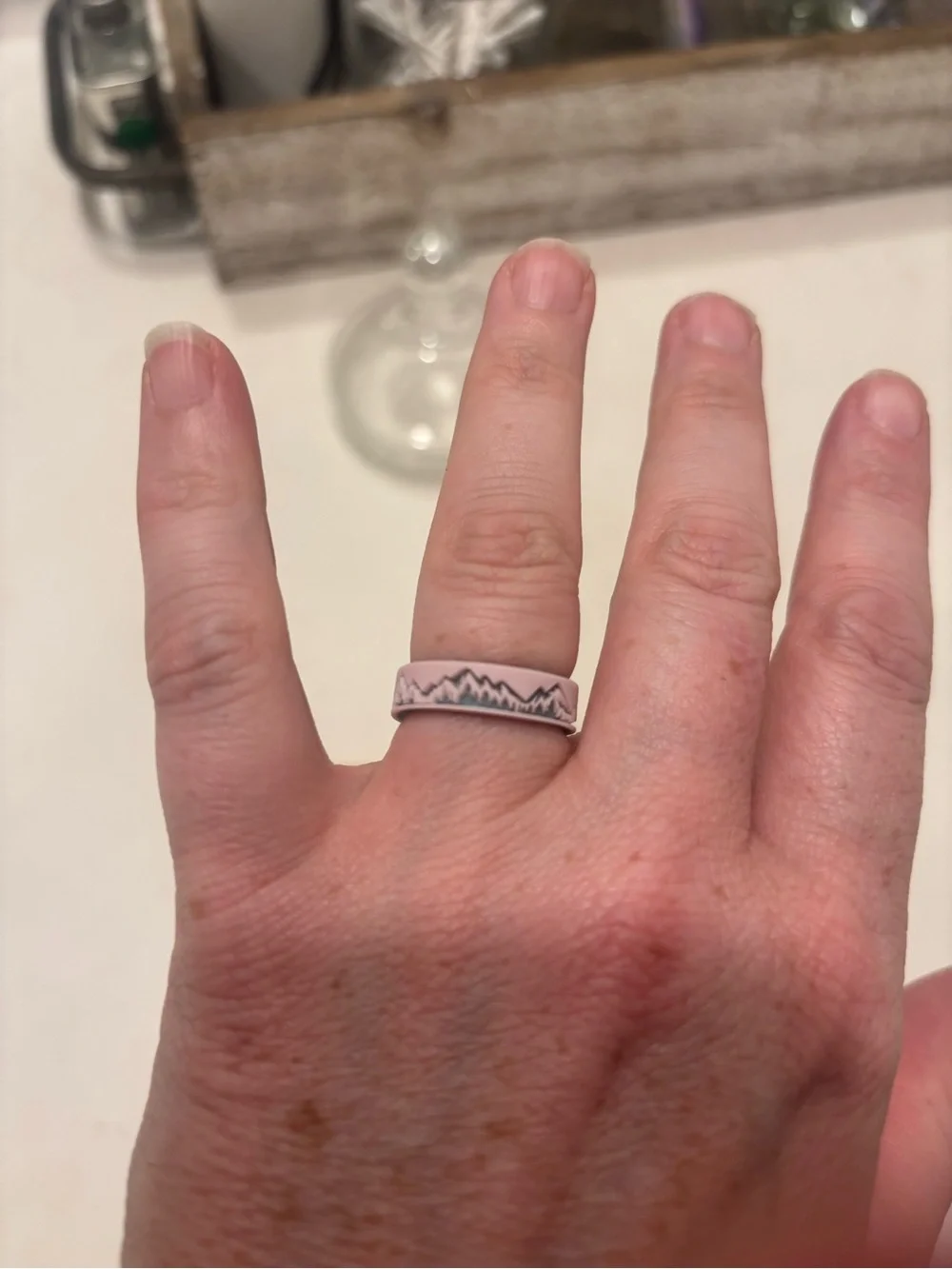 QALO Ridgeline Silicone Ring size 7 Eva Shockey release
